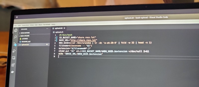 Ross Deane Writing A Screenshot Sharing Tool Using Bash S3
